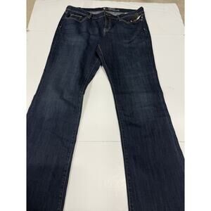Gap Essential Bootcut Jeans Women's Plus 16/33R Blue Mid Rise Dark Wash NWT